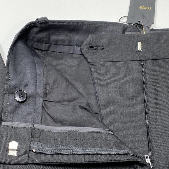 Maje Women’s Pimano Wide Flare-Leg Trousers – Black – Size XS/2 - Picture 7 of 9